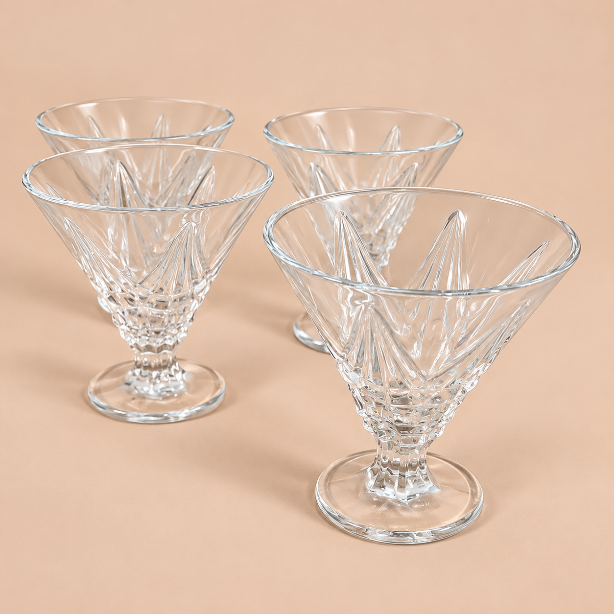 1D38D3D3-2023-4B7E-A1CF-D0C781C04FD9 Set de 4 copas para postre Nisha - Imagen 1