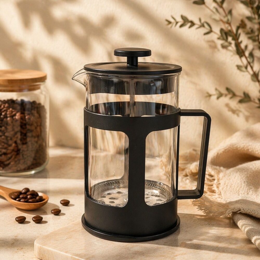 Prensa Francesa 1000ml NEGRA