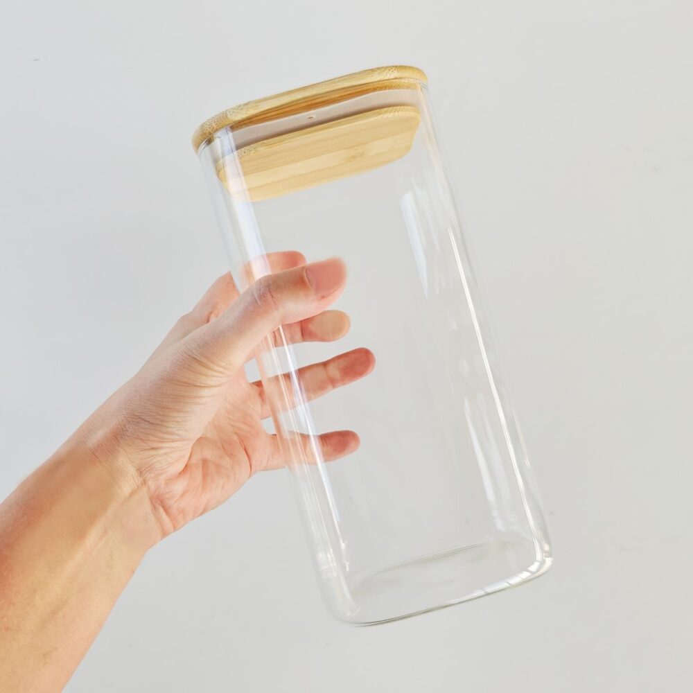 Frasco cuadrado 1400ml - 21cm