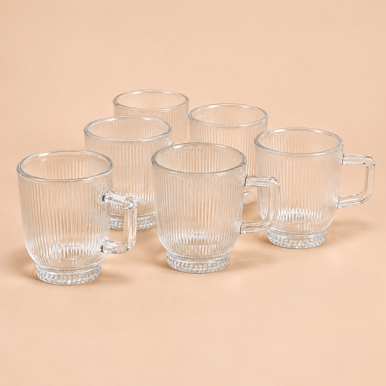 C26FF9F1-B229-44AA-959D-815A08394389 Tazas rayadas de vidrio Nisha - Imagen 1