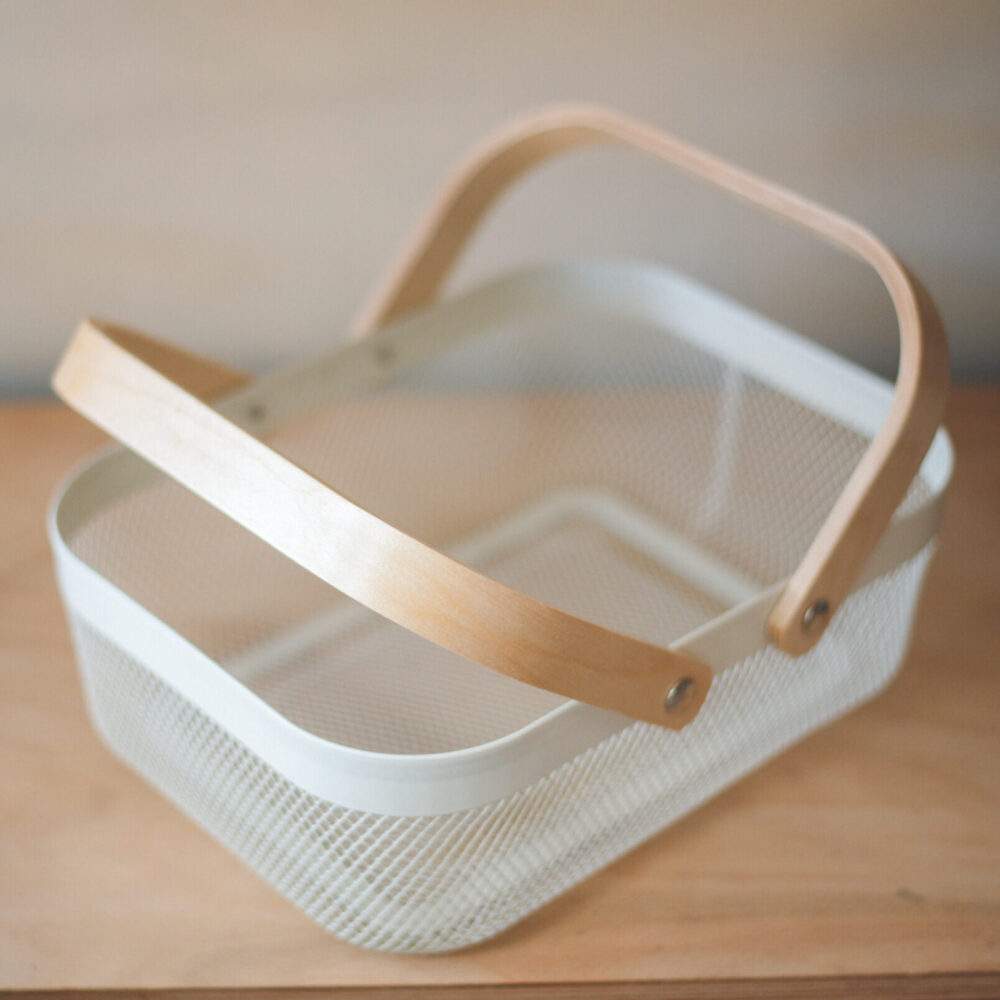 Cesta doble Romea BLANCA