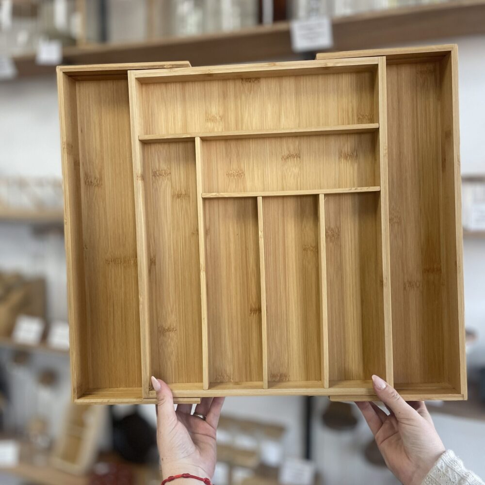 Cubiertero extensible bambú