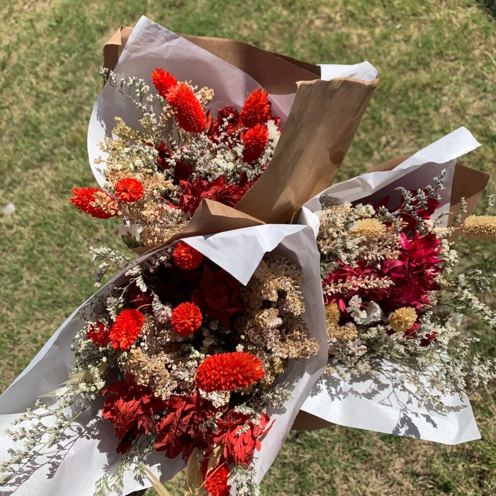Ramos de flores ROJAS medianas