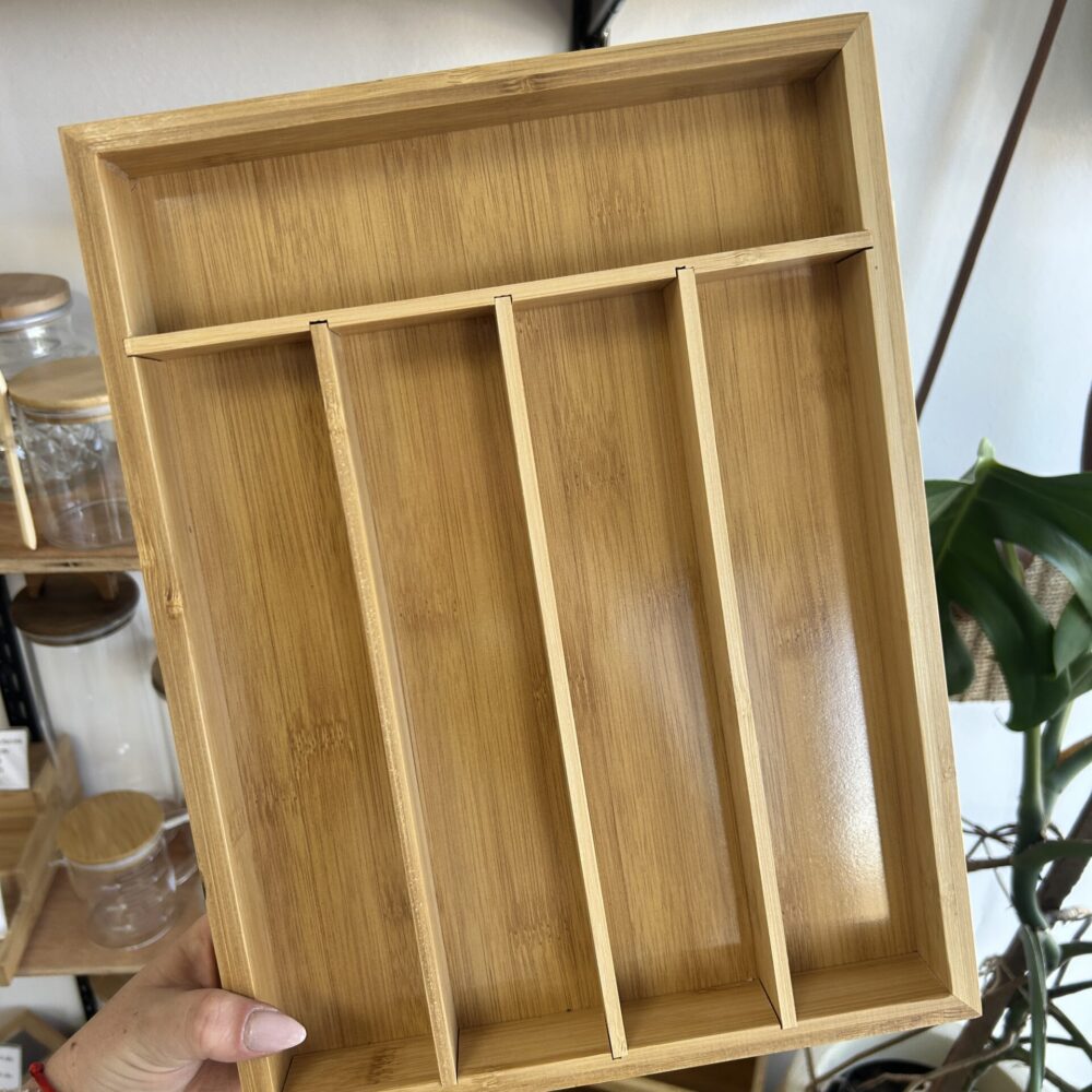 Cubiertero simple bambú