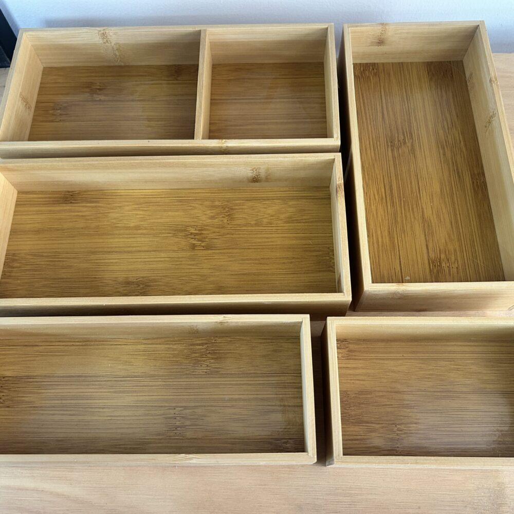 Set de organizadores en bambú