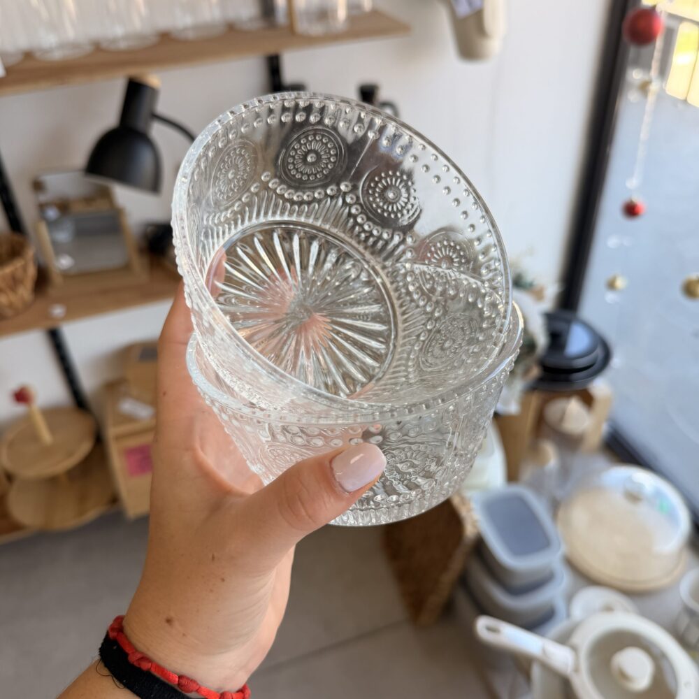 Set bowl copetin labrado  x6