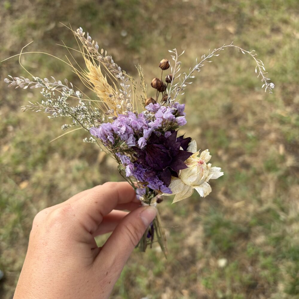 Mini ramos de flores secas - LILA