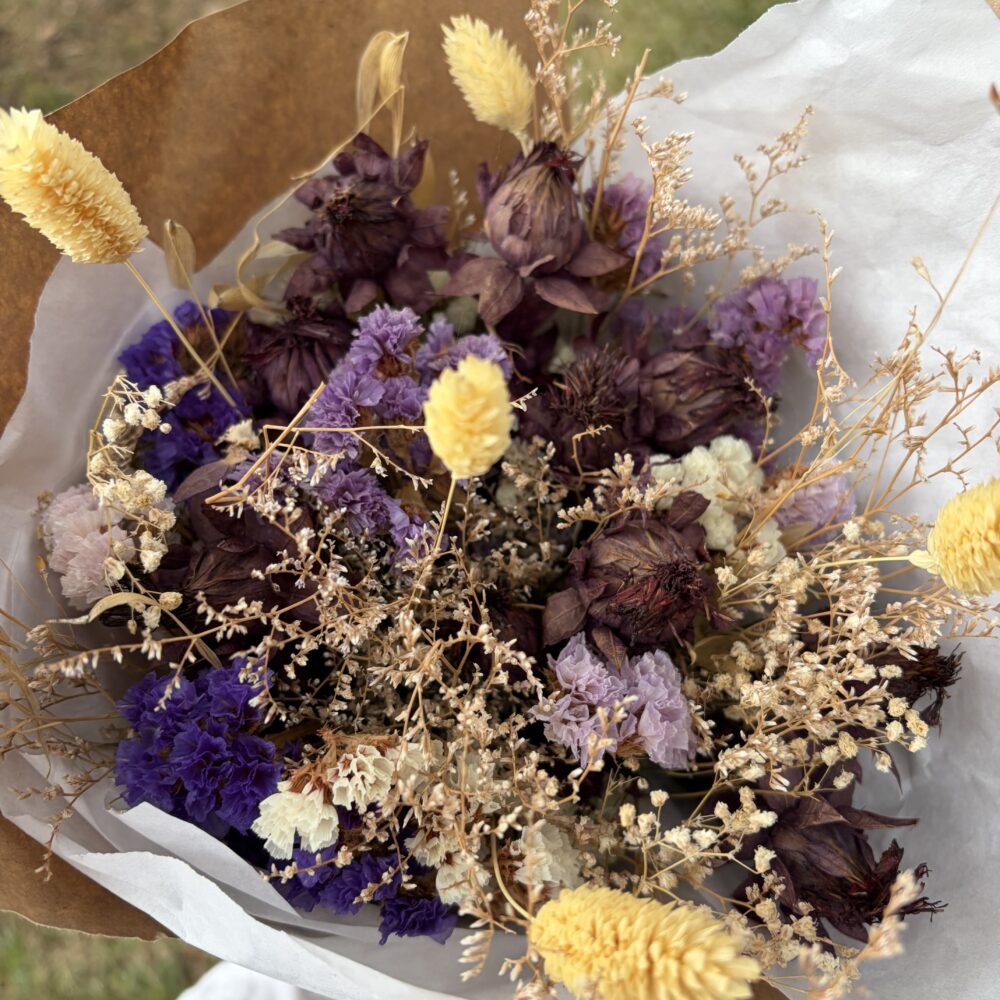 Ramo de flores secas GRANDE - VIOLETA