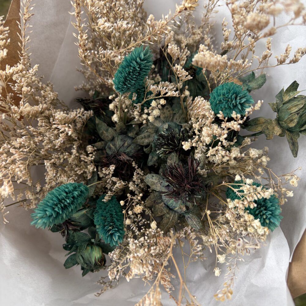 Ramo de flores secas GRANDE - VERDES