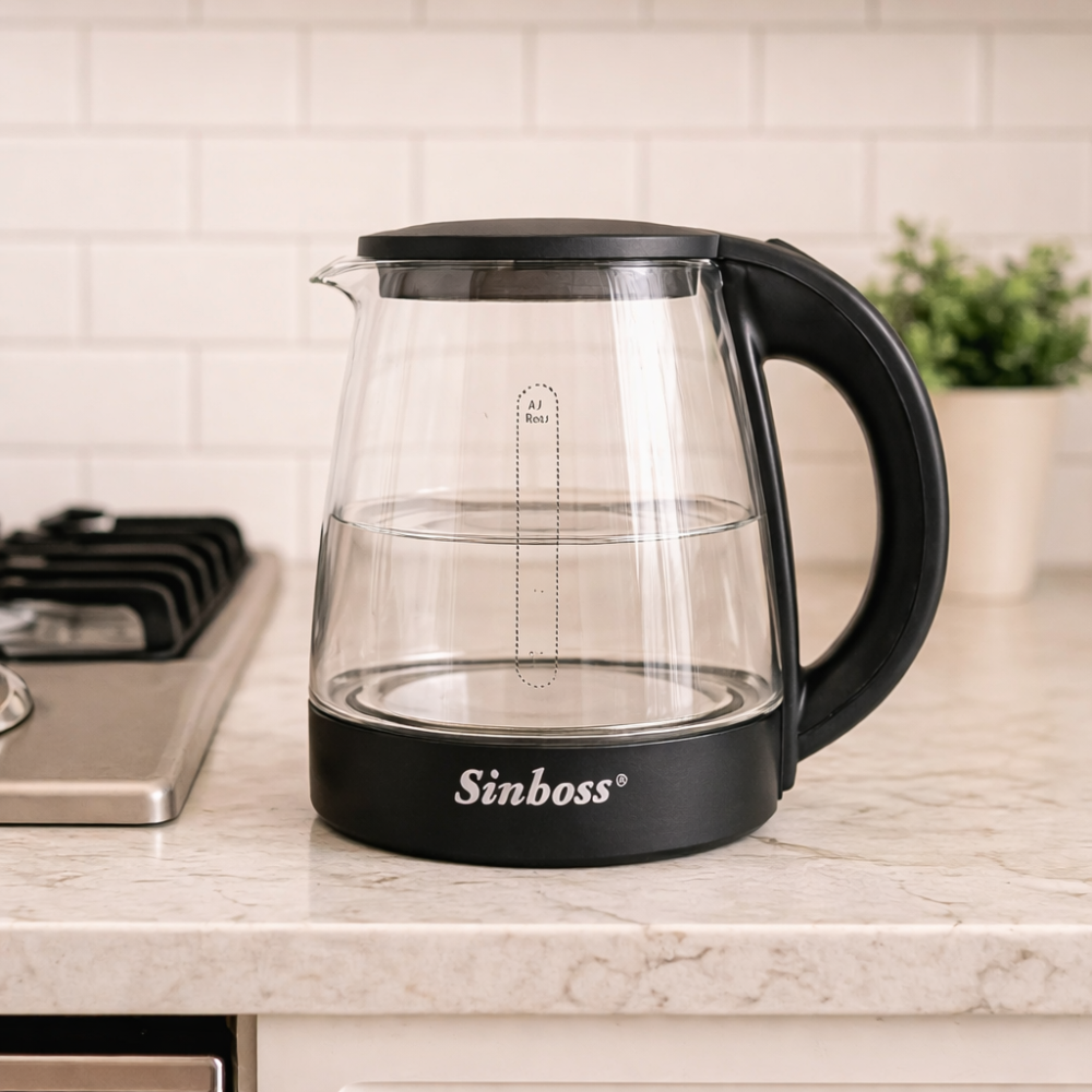 Jarra  electrica de vidrio